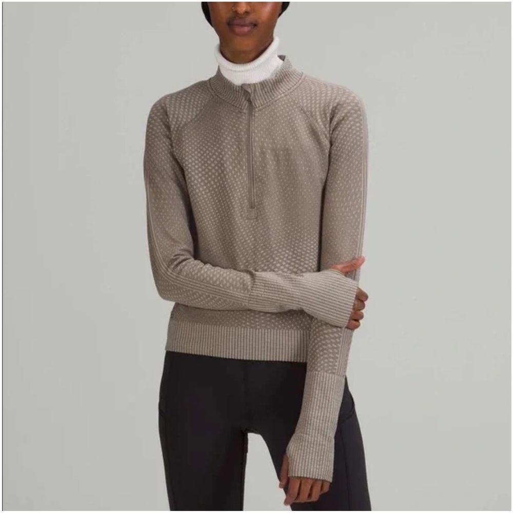 Lululemon Rest Less Cropped Half-Zip New with Tags